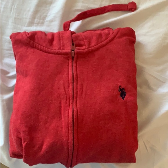 Polo red zip up - Picture 1 of 4